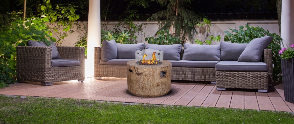 C&J Verano Outdoor Gas Table Round